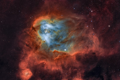Astrofotografía de IC2944 en narrowband en la categoría IC2944