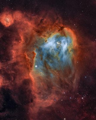 Astrofotografía de IC2944 - Nebulosa Lambda Centauri en narrowband en la categoría IC2944