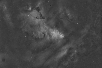 Astrofotografía de NGC2264 en Ha en la categoría NGC2264