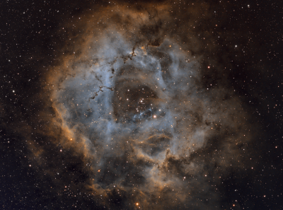 Astrofotografía de Nebulosa Rosetta NGC2244 en SHO en la categoría NGC2244