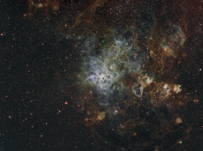 Astrofotografía de Nebulosa Tarantula en SHO en la categoría NGC2070