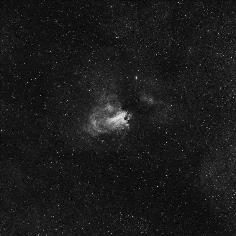 Nebulosa de la Tilde, Nebulosa de la Langosta, Nebulosa del Cisne, Nebulosa Omega