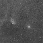 Barnard 144, Fish on the platter nebula