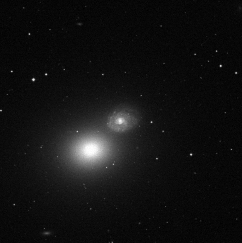 Galaxia de la Nube de Polvo - Zoom