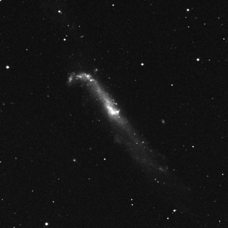 Galaxia del Palo de Hockey - Zoom