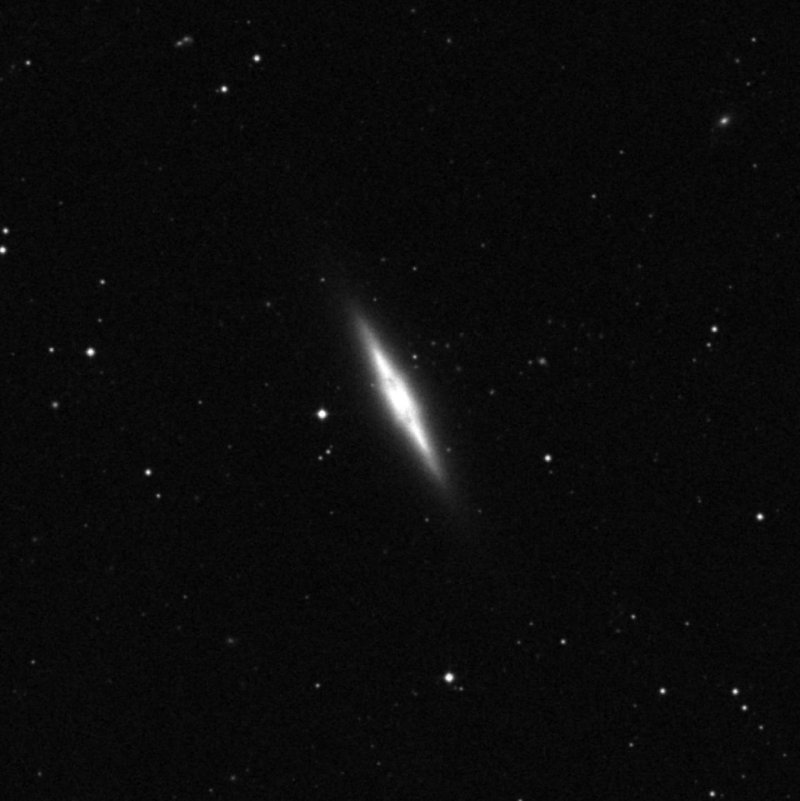 Galaxia de la Lente de la Virgen - Zoom