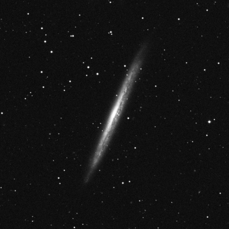 Galaxia de la Astilla - Zoom