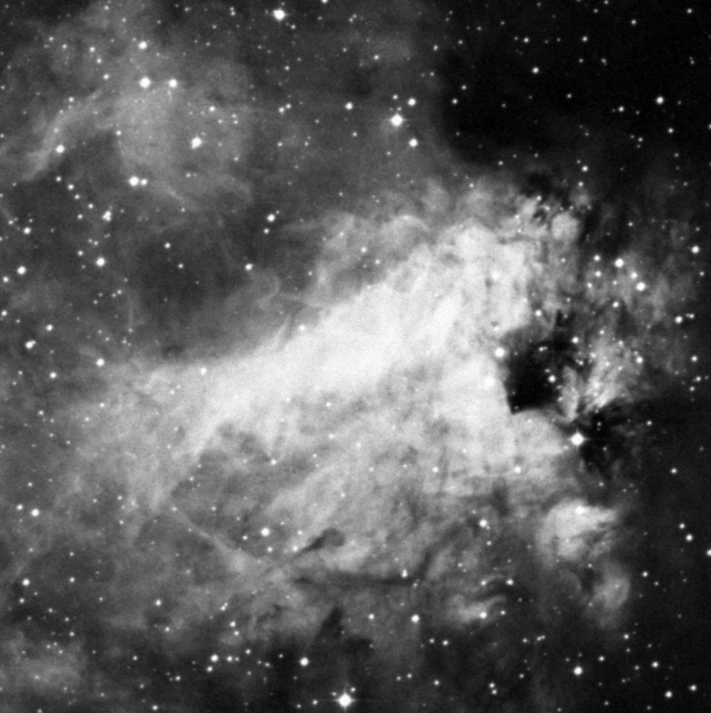 Messier 17 - Nebulosa de la Tilde, Nebulosa de la Langosta, Nebulosa del Cisne, Nebulosa Omega