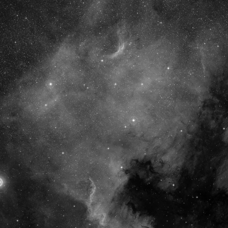Nebulosa de Norteamérica - Zoom