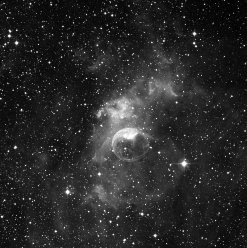 Nebulosa de la Burbuja - Zoom