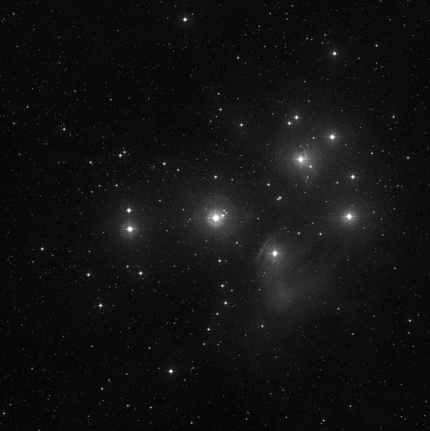 Messier 45 - Pleiades, Las Siete Hermanas, Subaru