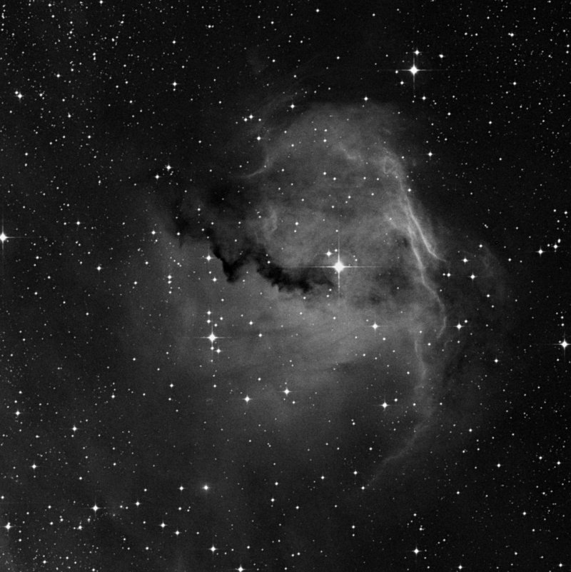 Nebulosa de la Gaviota - Zoom