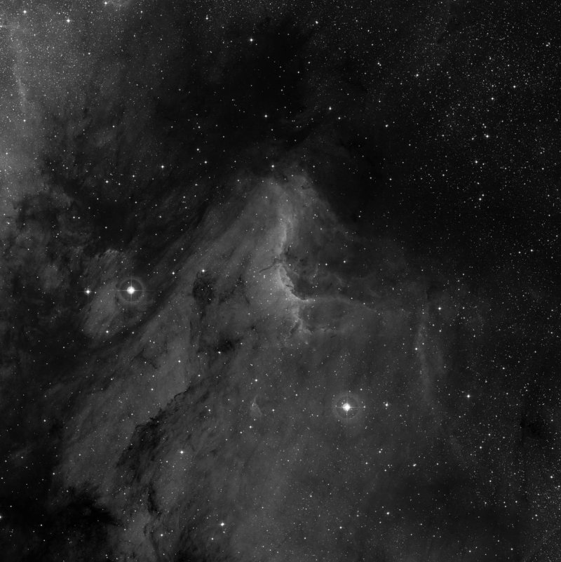 Nebulosa del Pelícano - Zoom