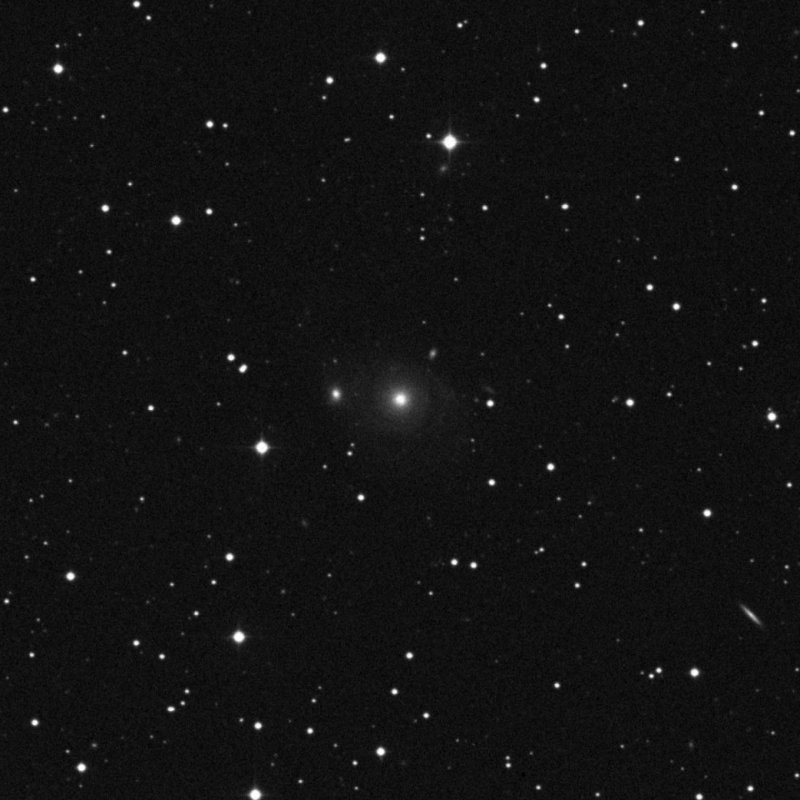 Galaxia de la Bandera de Markarian - Zoom