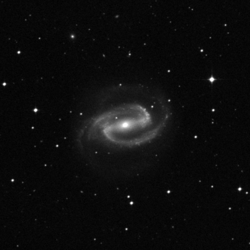 Galaxia Espiral Barrada - Zoom