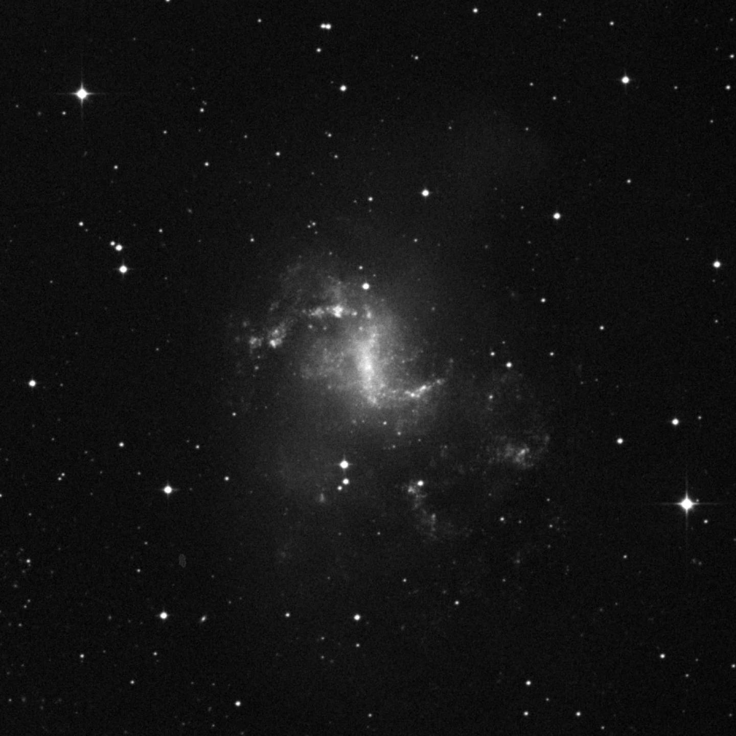 NGC 1313 - Galaxia Topsy-Turvy