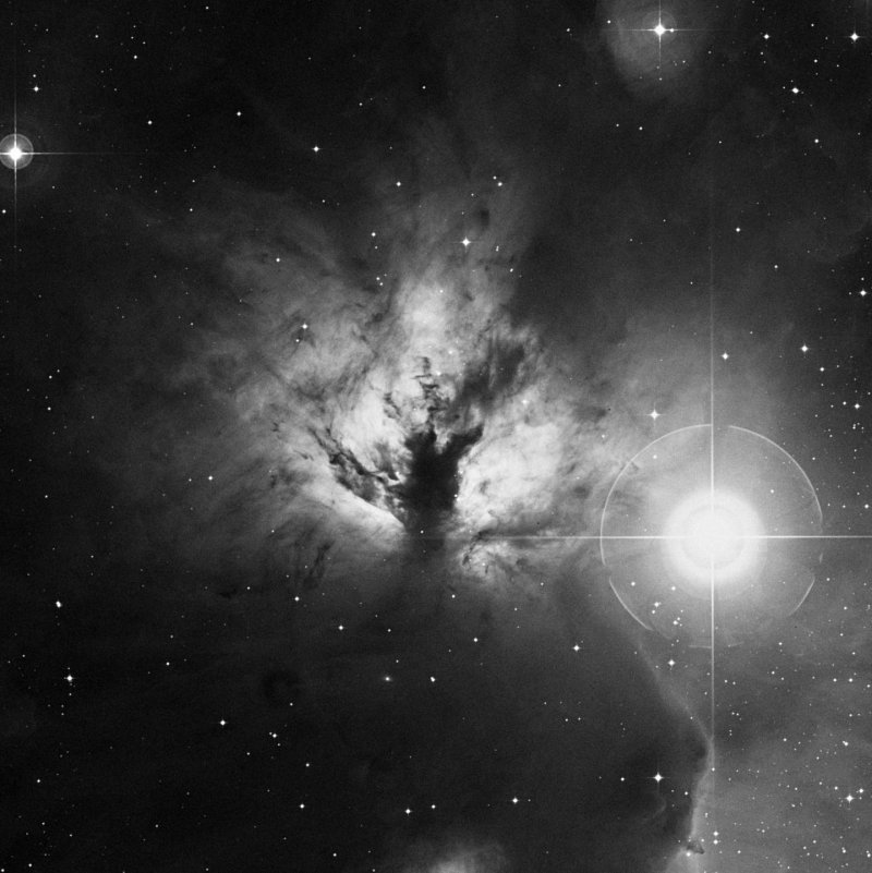 Nebulosa de la Llama - Zoom