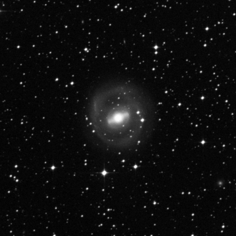 Galaxia de la Rueda de Carro del Sur - Zoom