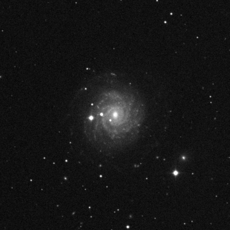 Galaxia de la Cebolla en Rodajas - Zoom