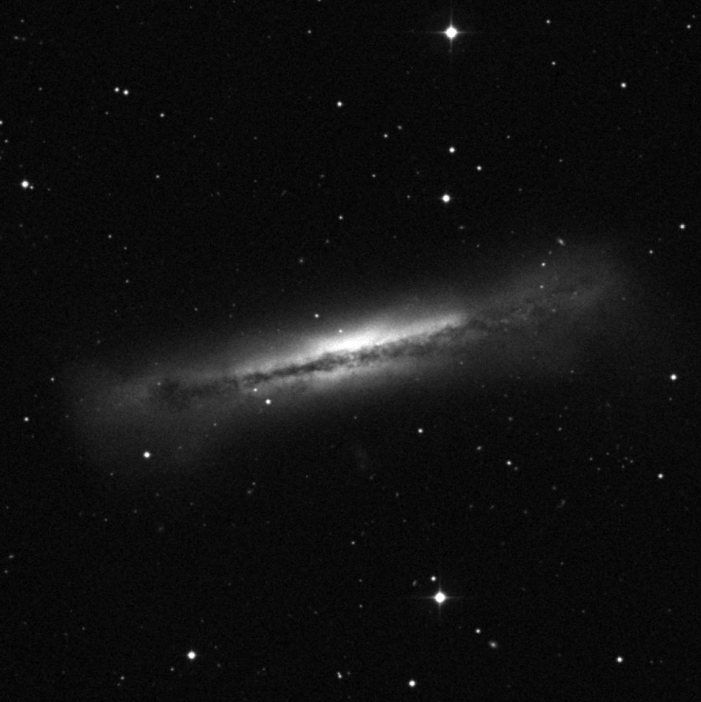 NGC 3628 - Galaxia de la Hamburguesa